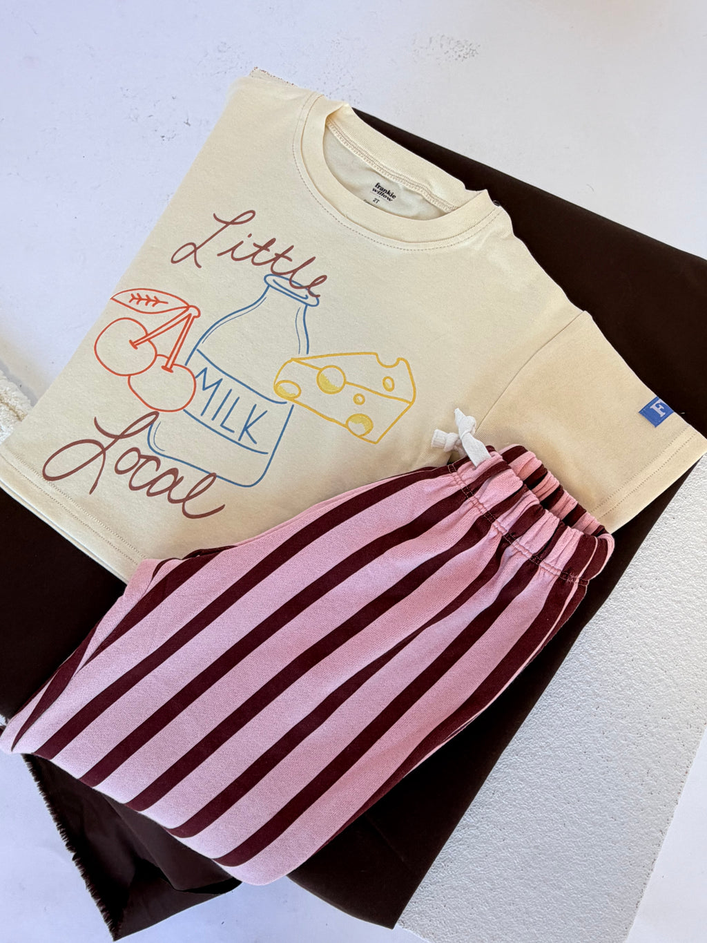 Relaxed boxy toddler t-shirt from the Little Locals Wisconsin collection