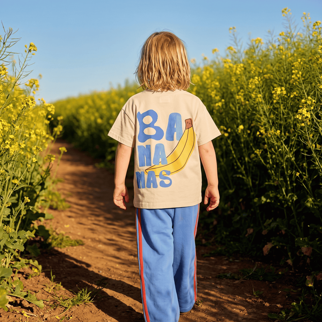 GOTS-certified organic cotton banana tee for babies and toddlers