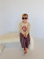 Fall kids sweatshirt with Dilly Dallyin' graphic, pairs with jeans or joggers