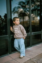 More Amore toddler crewneck, sizes 1 to 4 years