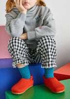 Cotton gingham ruffle pants for girls and toddlers, sizes 2T to 6T